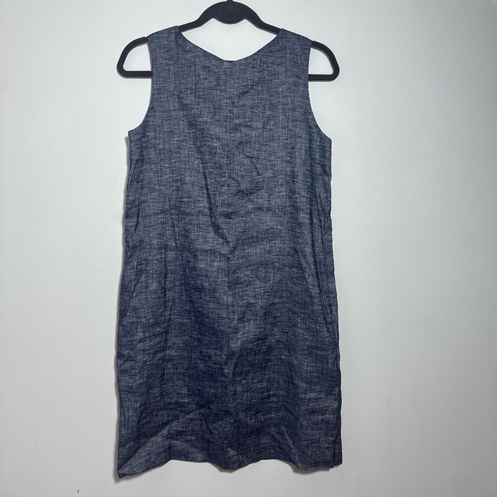 Theory Blue Sleeveless Dress
